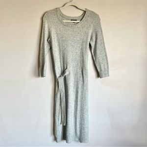 Like new, RW&CO, grey knit sweater dress, size small (003)